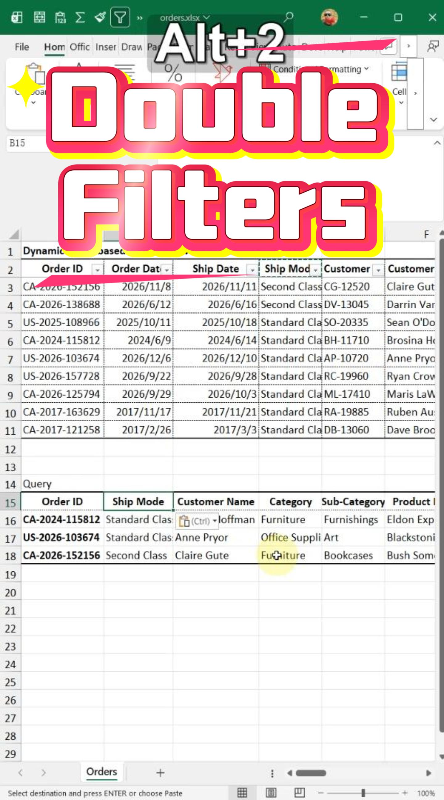 Double Filter (E100)